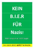 Kein B.I.E.R. für Nazis